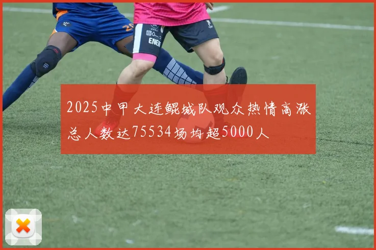 2025中甲大连鲲城队观众热情高涨总人数达75534场均超5000人